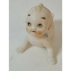 VINTAGE Bradley Kewpie Crowling Baby Doll 3" Tall